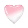 Globo corazon rosa degrade 18''