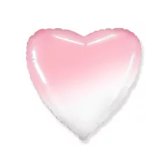 Globo corazon rosa degrade 18''