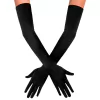 Guantes dama negros 55cm
