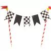 Topper mini banderin carrera