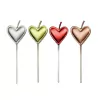 Velas corazon x5