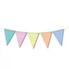 Banderin Triangular colores pasteles