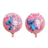 Globo stitch redondo rosa 18''