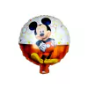 Globo mickey fondo blanco y rojo 22cm
