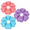 Molde silicona cupcake corazon con onditas x6