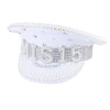 Sombrero capitan fashion blanco ¨mis 15¨