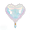 Globo corazon iridiscente