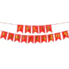 Banderin feliz cumpleaños rojo