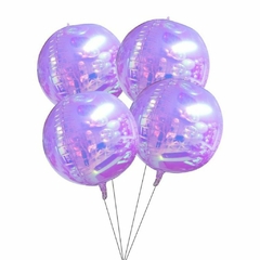 Globo orbz iridiscente lila