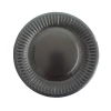 Platos polipapel negro x8 - comprar online