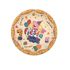 Plato Peppa fondo amarillo x8