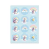 Stickers unicornio pastel x24