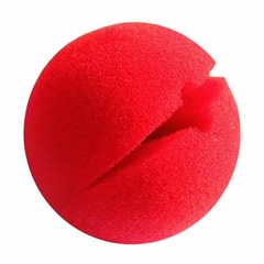 Nariz de payaso goma espuma