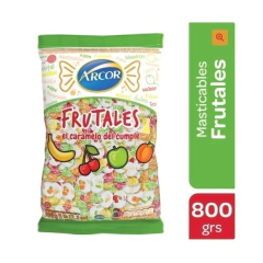 Caramelos frutales arcor
