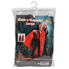 Capa larga con capucha reversible 130cm - comprar online