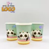 Vasos panda y arcoiris x6