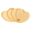 Platos corazón durazno x6 - comprar online