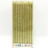 Pack x12 velas doradas con gibre