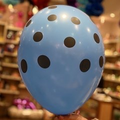 Globos celestes lunar negro x5