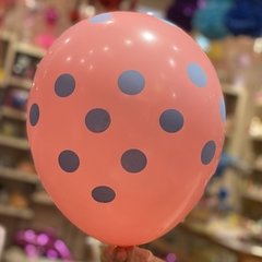 Globos rosas lunar celeste x5