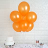 Globos perlados naranjas x10