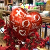 Globo corazon ta te ti 18”