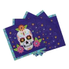 Servilleta calavera mexicana