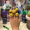 Anillos emoji con luz x5