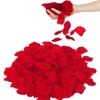 Confetti pétalos de rosas rojos