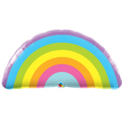 Globo arcoiris colores macarron