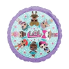 Globo LOL lila y verde agua 18´