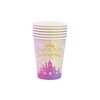 Vasos castillo de princesas x6