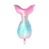 Globo cola de sirena rosa y celeste 24”