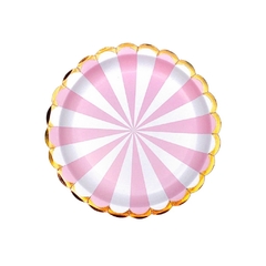 Plato candy rosa x8