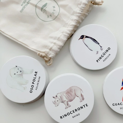 Juego de memoria Animales en peligro de extinción