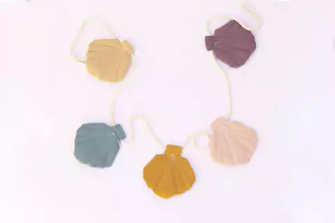 Guirnalda nórdica caracolas