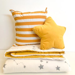 Almohadón estrella pana - tienda online