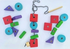 Enhebrador, Juego de Madera