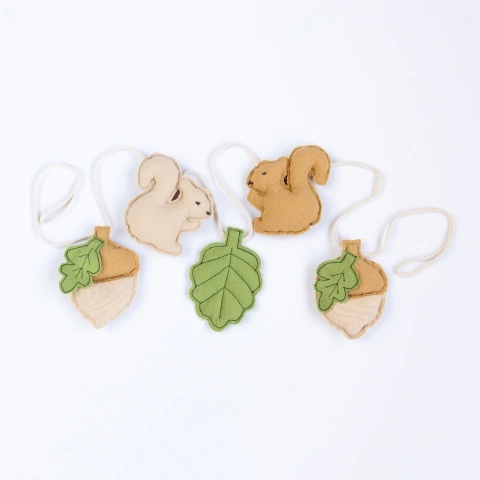 Guirnalda nórdica ardillas