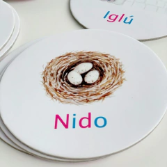 Juego de memoria ABC imprenta castellano - Algo Bonito Universo Artesanal