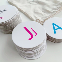 Juego de memoria ABC imprenta Inglés en internet