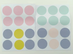 Vinilo lunares multicolor - Algo Bonito Universo Artesanal