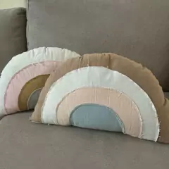 Almohadón arcoiris en internet