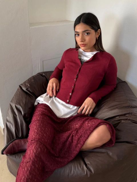 CARDIGAN NAIRE (SW6134) - tienda online