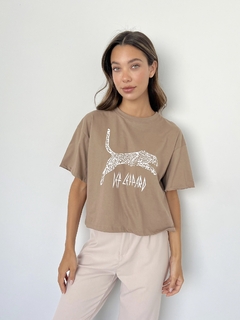 REMERA LEOPARD (D4495) - comprar online