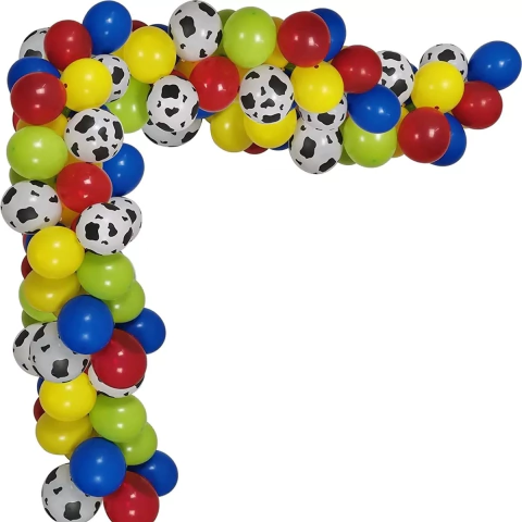 Arco Organico 80 Globos Granja Toy Story Personajes Heroes