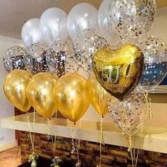 50 Globos Perlados Dorados 12 Pulgadas - comprar online