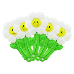 Globos Margarita Primavera Flores con Tallo - comprar online