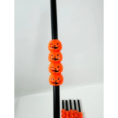 Imagen de Sorbete Halloween Calabazas Tragos Naranja y Negro