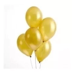 10 Globos Perlados Dorados 12 Pulgadas - comprar online